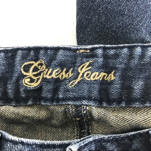 Guess Distressed Skinny Jeans Size 24 Women Blue - Picture 6 of 8